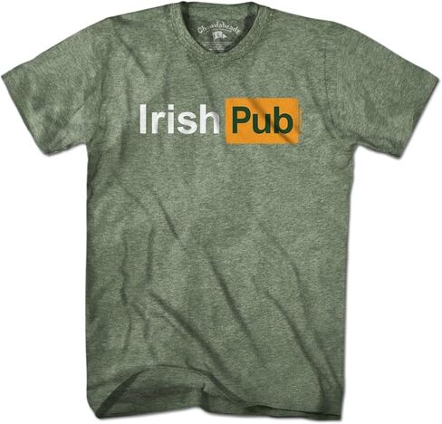 Chowdaheadz Irish Pub Logo T-Shirt - Unisex Vintage Tee Soft Cotton Blend in Saudi Arabia