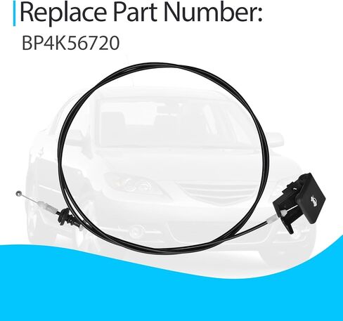 كابل إصدار غطاء محرك السيارة BP4K56720 متوافق مع 2004 2005 2006 2007 2008 2009 Mazda 3 in Saudi Arabia