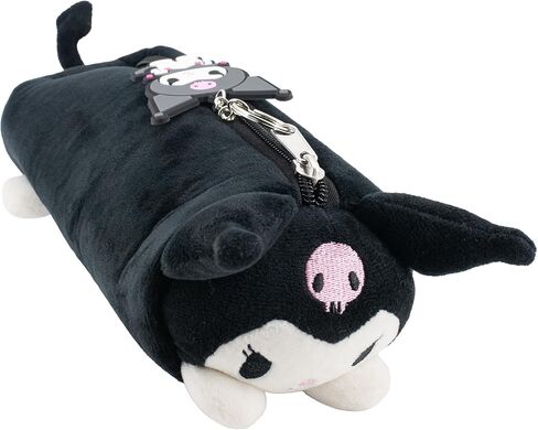 AI ACCESSORY INNOVATIONS Shadow Soft Plush Multi-Function Storage Case, Sonic The Hedgehog Plush Bag Charm with 3D Features, Black in Saudi Arabia