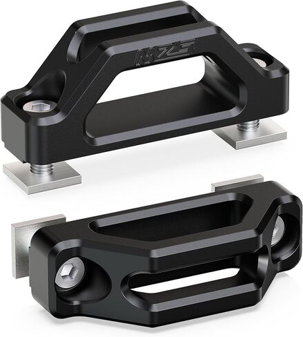 MZS T-Track Mount Tie Down Anchors, T-Slot Bolts Square Nuts Rail Cleats Fit for Most Crossbar Roof Rack Pickup Truck RV Kayak Boat Canoe with T/C Channels, Black, 2Pcs in Saudi Arabia