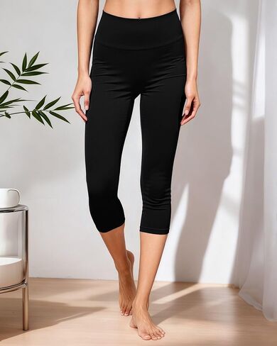 Women's High Waisted Yoga Leggings Stretchy & Slim Fit Workout Pants in Saudi Arabia