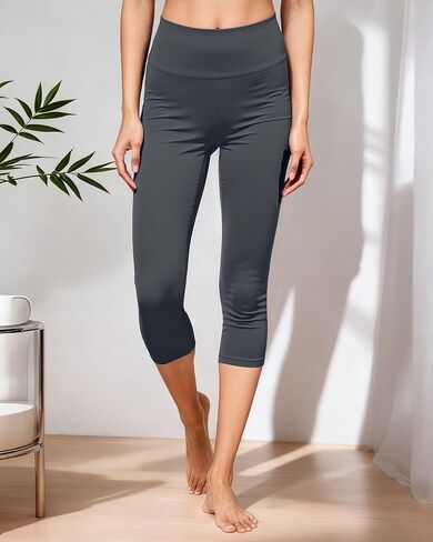 Women's High Waisted Yoga Leggings Stretchy & Slim Fit Workout Pants in Saudi Arabia