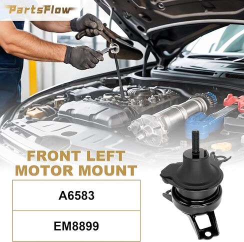 مجموعة PartsFlow من حوامل محرك المحرك 4 قطعة متوافقة مع 1998 1999 2000 2001 2002 Honda Accord 2.3L I4 مجموعة تثبيت ناقل الحركة استبدال A6583 A6564 A6572 A6570 in Saudi Arabia