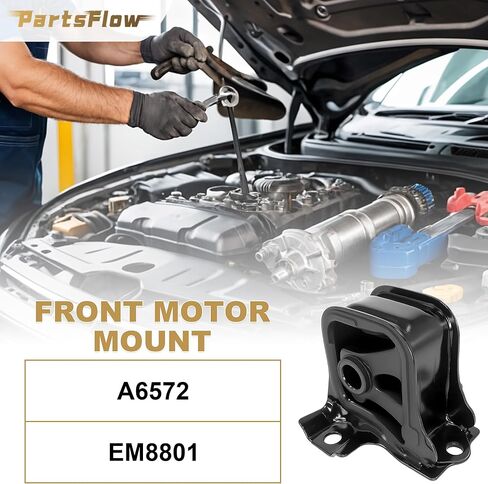 مجموعة PartsFlow من حوامل محرك المحرك 4 قطعة متوافقة مع 1998 1999 2000 2001 2002 Honda Accord 2.3L I4 مجموعة تثبيت ناقل الحركة استبدال A6583 A6564 A6572 A6570 in Saudi Arabia