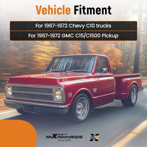 حوامل محرك مبادلة maxpeedingrods LS لشاحنات Chevy C10 GMC C15/C1500 بيك اب 1967-1972 in Saudi Arabia