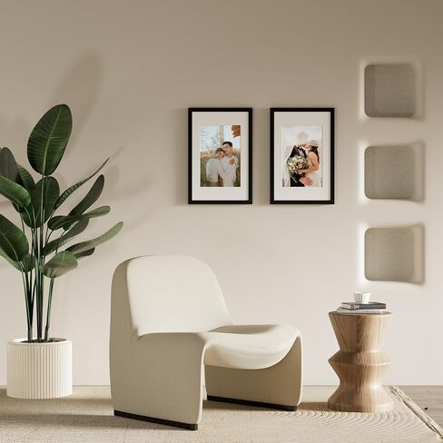 إطار ملصق Vitanly مقاس 12x18 للجدار، زجاج شبكي، يعرض صورة مقاس 11x17 مع حصيرة أو 12x18 بدون حصيرة، مادة إطار PVC، تعليق أفقي أو رأسي، عبوة واحدة، أسود in Kuwait