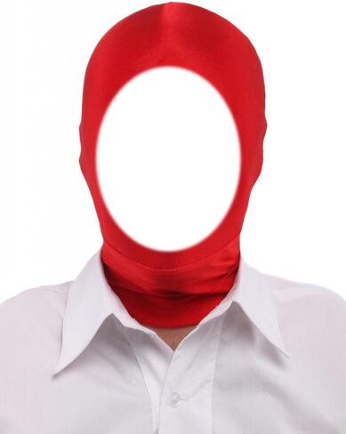قناع غطاء الرأس Zentai القابل للتمدد ذو الوجه المفتوح من الألياف اللدنة للرجال والنساء لإكسسوارات أزياء الهالوين التنكرية in Kuwait