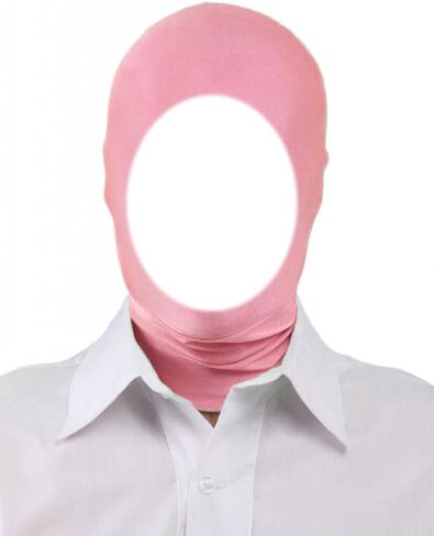 قناع غطاء الرأس Zentai القابل للتمدد ذو الوجه المفتوح من الألياف اللدنة للرجال والنساء لإكسسوارات أزياء الهالوين التنكرية in Kuwait