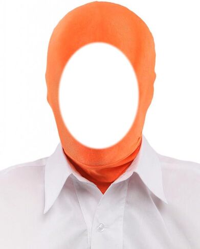 قناع غطاء الرأس Zentai القابل للتمدد ذو الوجه المفتوح من الألياف اللدنة للرجال والنساء لإكسسوارات أزياء الهالوين التنكرية in Kuwait
