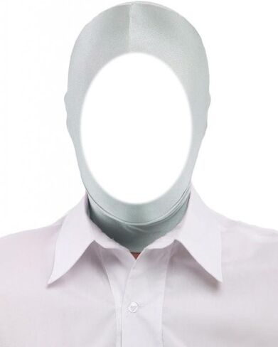 قناع غطاء الرأس Zentai القابل للتمدد ذو الوجه المفتوح من الألياف اللدنة للرجال والنساء لإكسسوارات أزياء الهالوين التنكرية in Kuwait