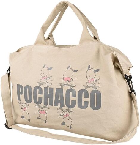 Roffatide Pochacco Dog Canvas Tote Bag Large Gym Bag Shoulder Hobo Yoga Bag Crossbody Bag Purse for Women Big Capacity Shopping Work Bag Travel Handbags Eco Bag, ZLRBG14601 in Saudi Arabia