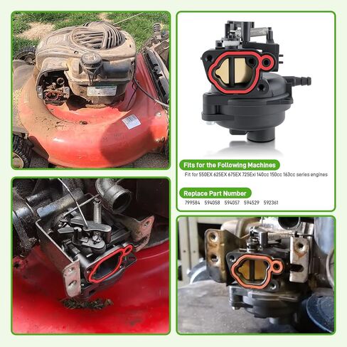 799584 المكربن ​​لـ 550EX 625EX 675EX 725EXi 103M02 09P702 104M02 محرك جزازة العشب استبدال #594058 594529 592361 594057 in Kuwait