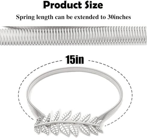 4 Pack Aluminum Alloy Spring Curtain Ties Holdback, Sliver Leaf Carving Curtain Tiebacks, for Drapes Modern Style Curtain Holdback Decor in Kuwait