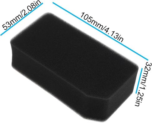 2X عنصر فلتر هواء مولد 17211-ZA7-000 10.5x5.3x3.2 سم متوافق مع هوندا EX800 EX1000 in Kuwait