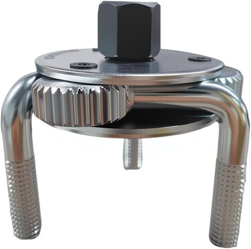 Universal Adjustable Oil Filter Wrench from 2.7" to 5.4", 3 Jaws Oil Filter Removal Tool, Heavy Duty Car Filters Wrench Set Set for Cars, Trucks, Tractor in Kuwait