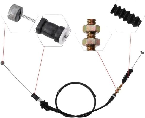 Throttle Replacement for Civic B16A 1992-2000 and Integra Type R B18C5 1994-2001 - Compatible with OE Numbers 17910-ST7-R01, 16411-P73-000, 17910-S04-L02 - Black in Saudi Arabia