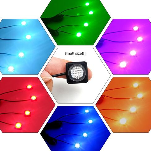 أضواء السيارة الداخلية APP التحكم في اللون تغيير حجم صغير LED ضوء لمبة مزامنة الموسيقى داخل طقم الإضاءة المحيطة USB ومحول الشاحن 12 فولت للسيارات والشاحنات تحت ملحقات لوحة القيادة والدراجات النارية in Saudi Arabia