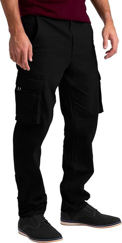 WESTACE Casual Cargo Pants for Men - Stretchable, Regular Fit Cargo Work Pants for Men - 6 Pocket Outdoor Mens Work Pants in Saudi Arabia