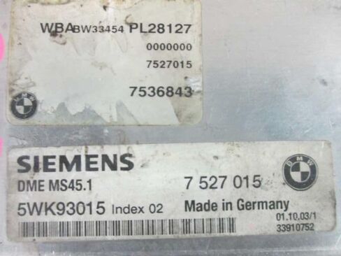 وحدة التحكم في المحرك ECM باستثناء Xi Fits 03-05 المتوافقة مع BMW 330i 12147527015 7527015 in Saudi Arabia