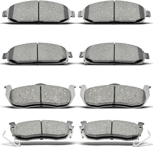 Front Rear Ceramic Brake Pads Compatible with 2006-2010 Jeep Commander,2005-2010 Jeep Grand for Cherokee. in Saudi Arabia