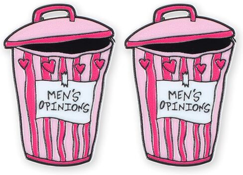 2PCS Funny Enamel Pins, Cute Pins for Backpacks, Novelty Brooch Pin Cartoon Lapel Pin for Men Lanyard Bags Hats Caps Shirt Clothing in Saudi Arabia
