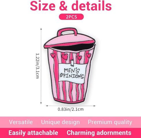2PCS Funny Enamel Pins, Cute Pins for Backpacks, Novelty Brooch Pin Cartoon Lapel Pin for Men Lanyard Bags Hats Caps Shirt Clothing in Saudi Arabia