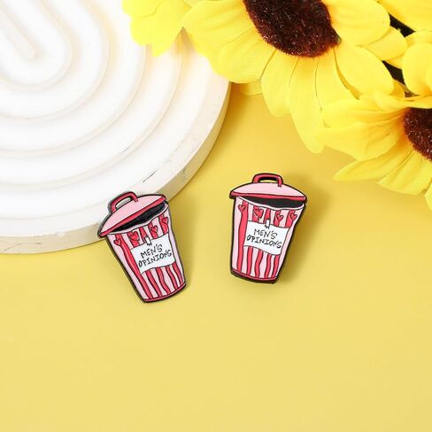 2PCS Funny Enamel Pins, Cute Pins for Backpacks, Novelty Brooch Pin Cartoon Lapel Pin for Men Lanyard Bags Hats Caps Shirt Clothing in Saudi Arabia