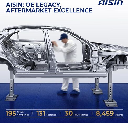 AISIN SAKT-01237 ممتص الصدمات بدعامات خلفية مع مجموعة زنبركية ملفوفة - متوافق مع لكزس LS430 2001-2003 - مجموعة من 2 in Kuwait