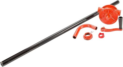 OEMTOOLS 24382 Rotary Barrel Pump, Red and Black, Oil Transfer Hand Pump, 55 Gallon Oil Drum Pump, Oil Pumps for Oil Barrels, 55 Gallon Drum Fuel Pump in Saudi Arabia