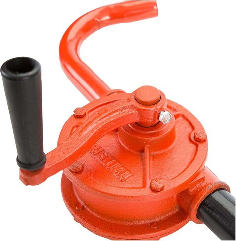 OEMTOOLS 24382 Rotary Barrel Pump, Red and Black, Oil Transfer Hand Pump, 55 Gallon Oil Drum Pump, Oil Pumps for Oil Barrels, 55 Gallon Drum Fuel Pump in Saudi Arabia