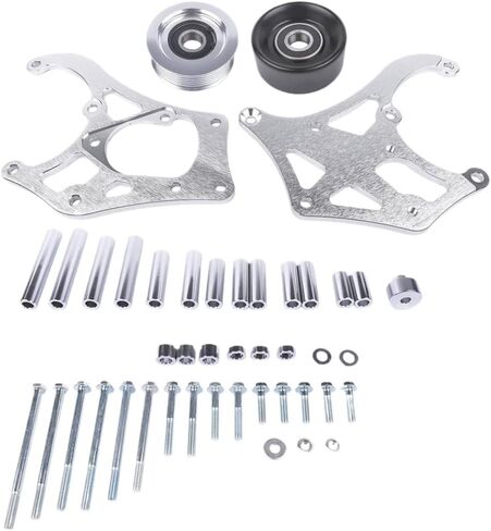 طقم دعامة ضاغط مكيف الهواء LS لـ Sanden 508 LSX AC LS1 LM7 LR4 LQ4 L59 LQ9 LM4 L33 L92 L76 LY2 LY5 LY6 LC9 LH8 LMG L98 L99 L96 LC8 (فضي) in Kuwait