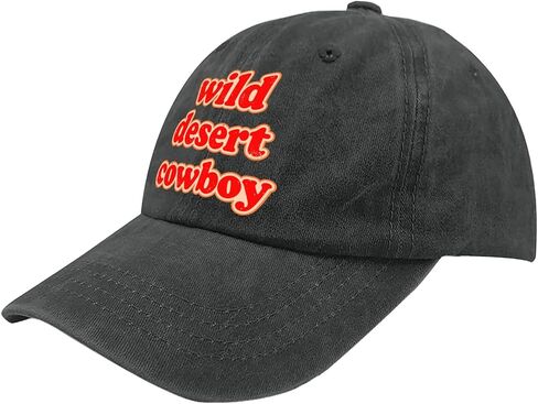 Wild Deserts Cowboy Hat for Girlfriends Low Profile Washed Distressed Baseball in Saudi Arabia