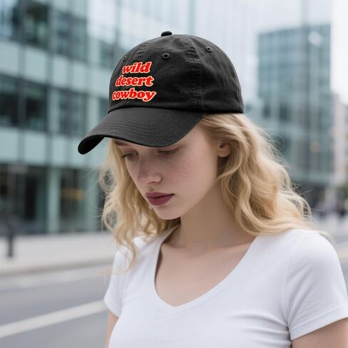 Wild Deserts Cowboy Hat for Girlfriends Low Profile Washed Distressed Baseball in Saudi Arabia