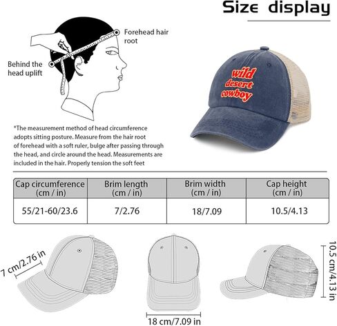 Wild Deserts Cowboy Golf Hat Running Caps for Girlfriends in Saudi Arabia