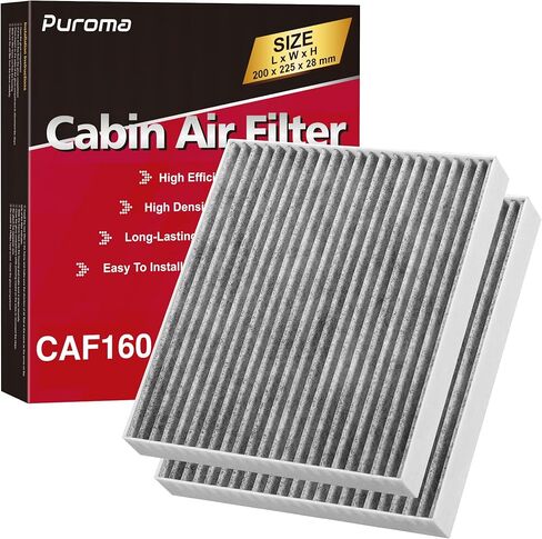 Cabin Air Filter with Activated Carbon, Replacement for CP134, CF10134, Honda & Acura, Civic, CR-V, Odyssey, CSX, ILX, MDX, RDX, AT134 (2 pc) in Saudi Arabia