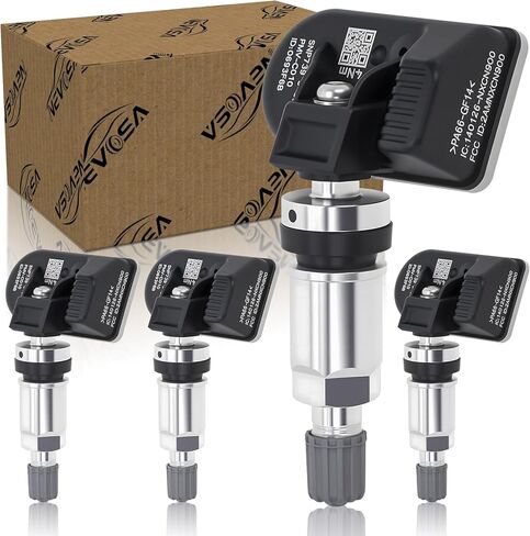 TPMS Sensors Set of 4 - tire Pressure Monitoring System Compatible with Toyota Rav4 2006-2012 Camry Corolla Highlander Tacoma Tundra 4Runner & Lexus RX ES NX is Series Replace# PMV-107J 42607-33011 in Saudi Arabia