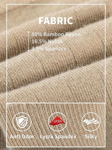 Mens Dress Socks Bamboo Rayon Size 8-13 Anti Odor Quick Dry Ribbed 1 Pack Classic Color in Saudi Arabia