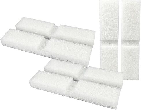 Aquarium Bio Sponge Replacement White Foam Filter Pads Fits Fluval FX4 / FX5 / FX6 (4 Pack) in Saudi Arabia