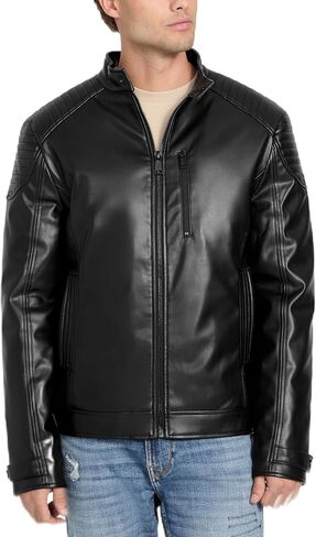 GUESS Men's Stephane Motorcycle Biker in Saudi Arabia