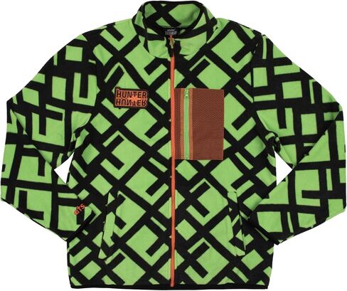 Bioworld Hunter X Hunter Gon Freecss Pattern Long Sleeve Green Polar Fleece in Saudi Arabia