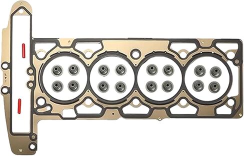 2.4 مجموعة حشية الرأس Ecotec مع مسامير وصمامات الرأس مناسبة لمحرك Chevy Equinox Malibu GMC Terrain Buick Regal Lacrosse Verano 2.4L L4 DOHC LAF Engine 2011-2017 HS26517PT ES72196 in Kuwait