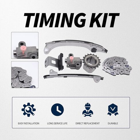 9-4313S Engine Timing Chain Kit W/Sprocket & Tensioner & Guide Compatible with Lexus ES300h 2013-2018, NX300h 2015-2019, Scion TC 2011-2016, Toyota Avalon, Camry, Highlander, RAV4, Sienna in Saudi Arabia