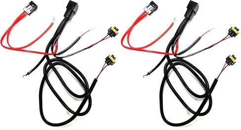 iJDMTOY H11 880 890 Relay Wiring Harness Compatible with Automtive Driving Light, Daylight DRL, Fog Light, Off-Road Lighting, etc in Saudi Arabia