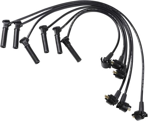 مجموعة أسلاك توصيل الإشعال 8 مللي متر لـ Explorer Ranger B4000 4.0L V6 2001-2005/لفورد رينجر 2001-2011 D-ST-6114 in Kuwait