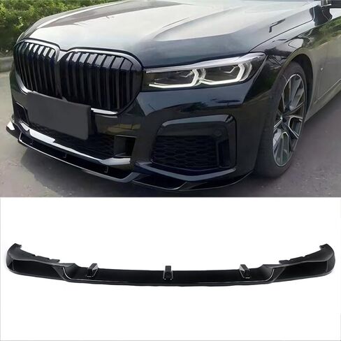 لمعان أسود الجبهة كابح مصد بشفة يناسب 2019-2022 BMW G12 G11 7-Series R نمط ABS البلاستيك الجبهة الشفاه الفاصل in Kuwait