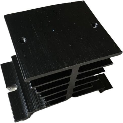 10pcs Heat Sink 80mm x 60mm x 50mm for Solid State Relay SSR black in Saudi Arabia