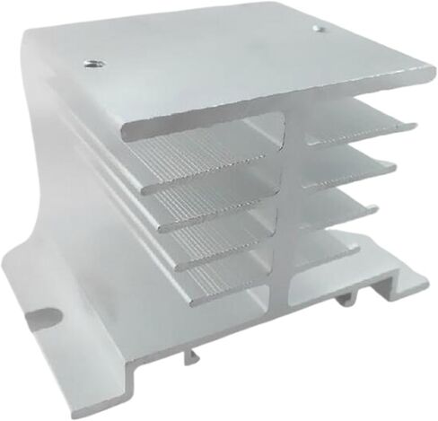 Heat Sink 80mm x 60mm x 50mm for Solid State Relay SSR white in Saudi Arabia