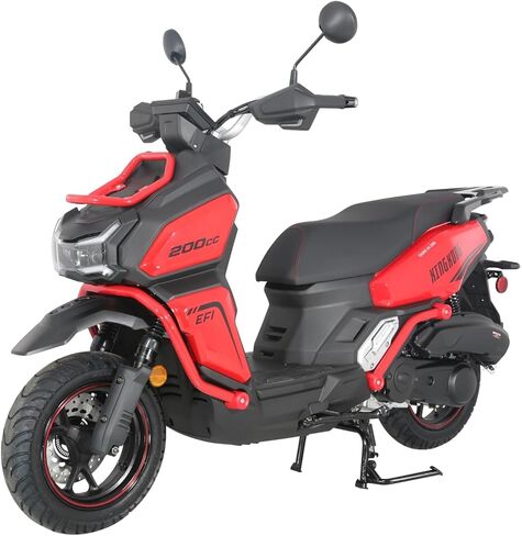HHH Tank 200 King Kong Scooter New Limited Edition–EFI Fuel Injected with Digital LCD Speedometer Street Moped California Approved in Saudi Arabia