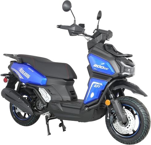 HHH Tank 200 King Kong Scooter New Limited Edition–EFI Fuel Injected with Digital LCD Speedometer Street Moped California Approved in Saudi Arabia