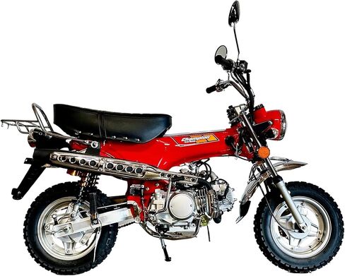دراجة نارية صغيرة حمراء 125 سي سي دراجة قرد DAX CT70 Road Ready Minibike باللون الأحمر in Kuwait